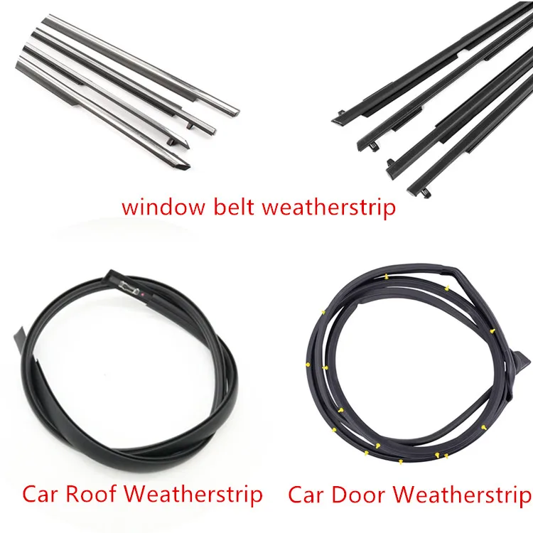 Weatherstrip Window Molding Trim for 2003-2009 Toyota Land Cruiser Prado 120 Series Lexus GX470 Car Outside Window Seal Belt