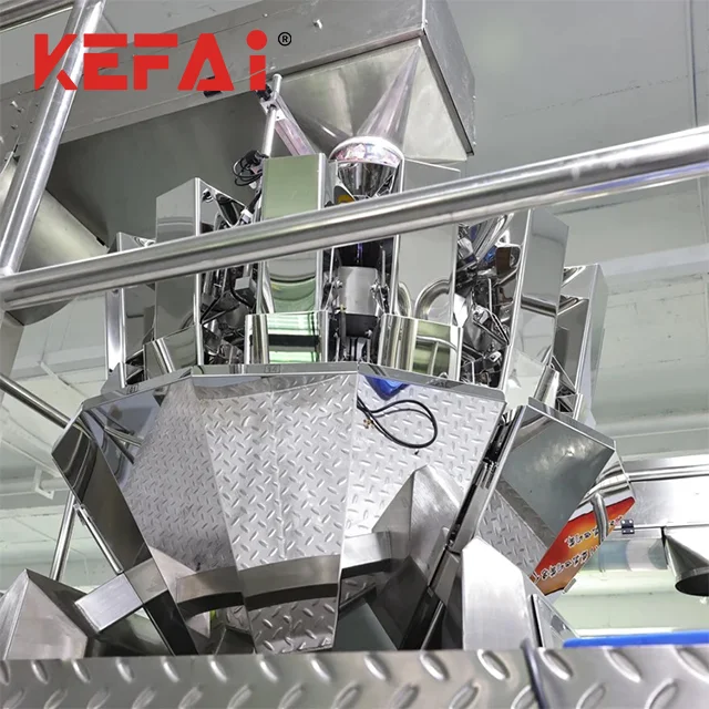 KEFAI Full Automatic Muti Head VFFS Weighing Grain Food Packing Machine Manufacturer High Quality