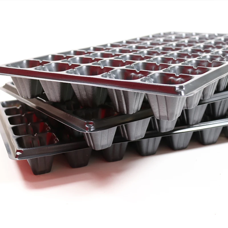 Wholesale 50 Cells PET Plastic garden propagation tray plant seedling