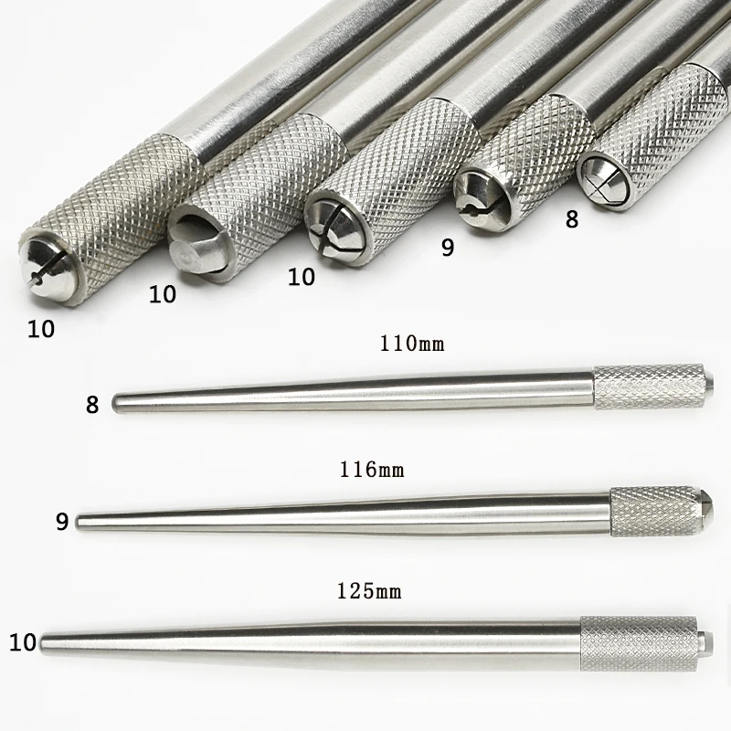 PMU BEAUTY Microblading Sliver 304 Stainless Steel Autoclave Multifunction Universal Manual Holder Pen