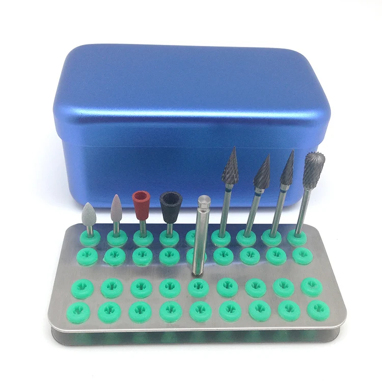 36-hole stainless steel toothbrush holder uv sterilizing box dental bur holder