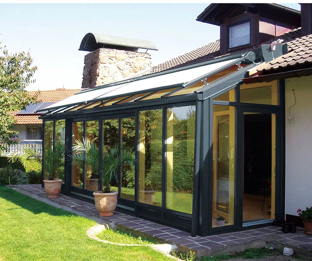 Easy assemble veranda sunroom glass house sunrooms 4 season conservatory sunrooms from CHINA