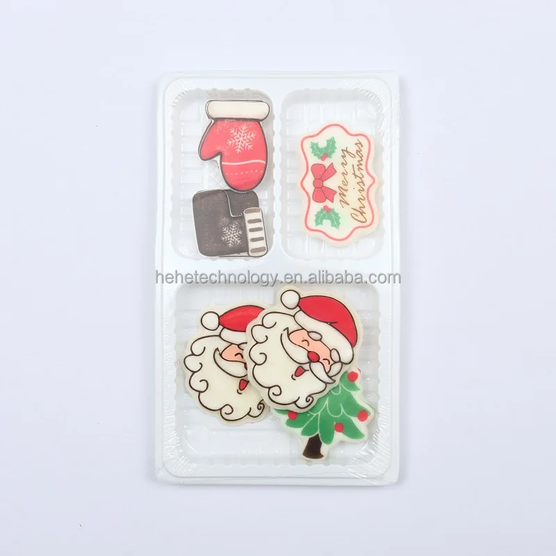 New Arrivals Edible Christmas Cake Toppers Icing Sugar Cake Sprinkles Navidad Icing Decoration for Christmas Decoration Supplies