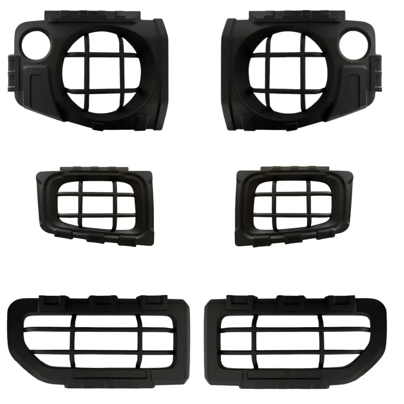 Jimny Taillight Jimny 18+ 2022  Matte Black Rear Taillight cover Trim ABS Tape On Accessories Light Surrounds JB74  3doors