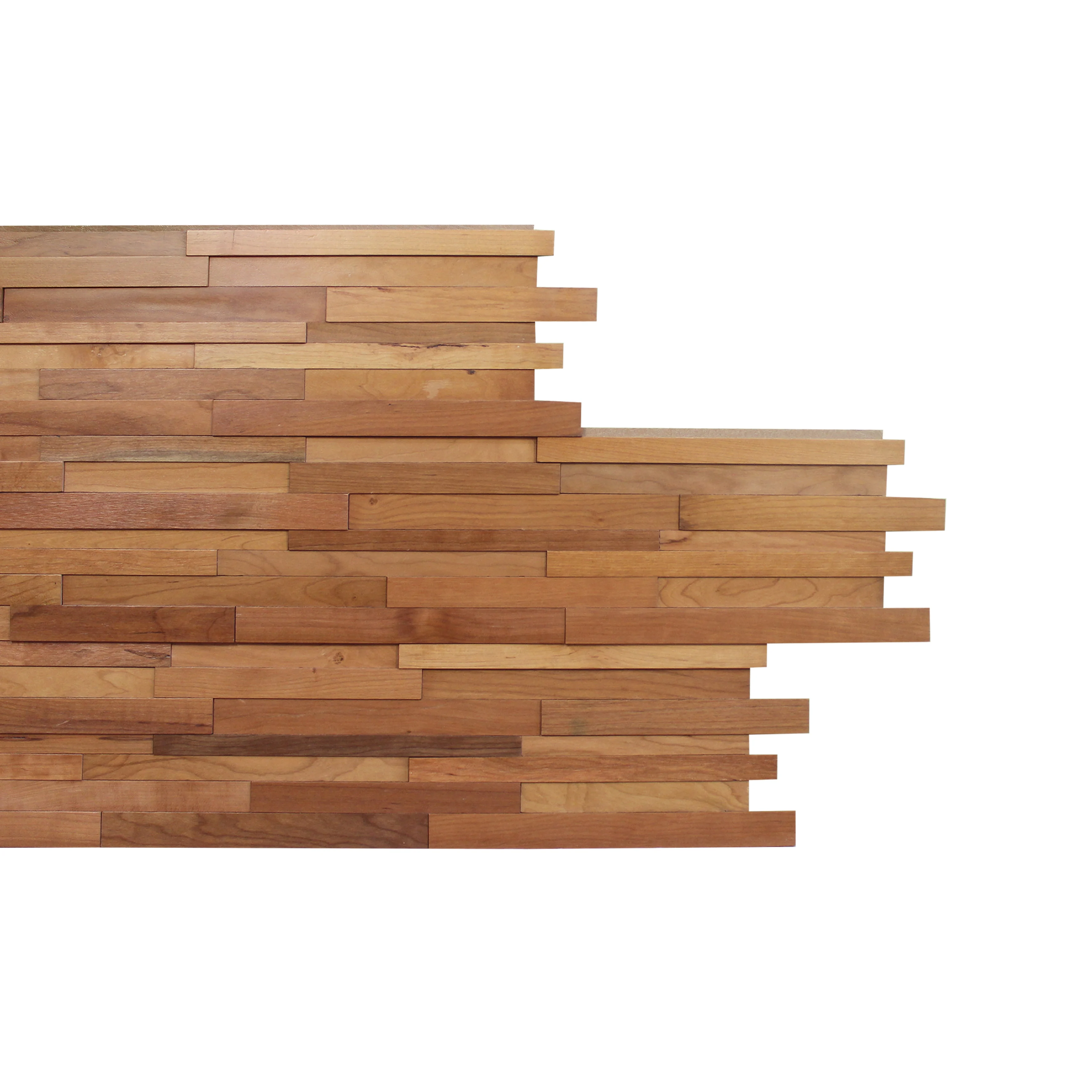 Meeting room classic wooden walls brick home decoration wood 3D wall panel shiplap board