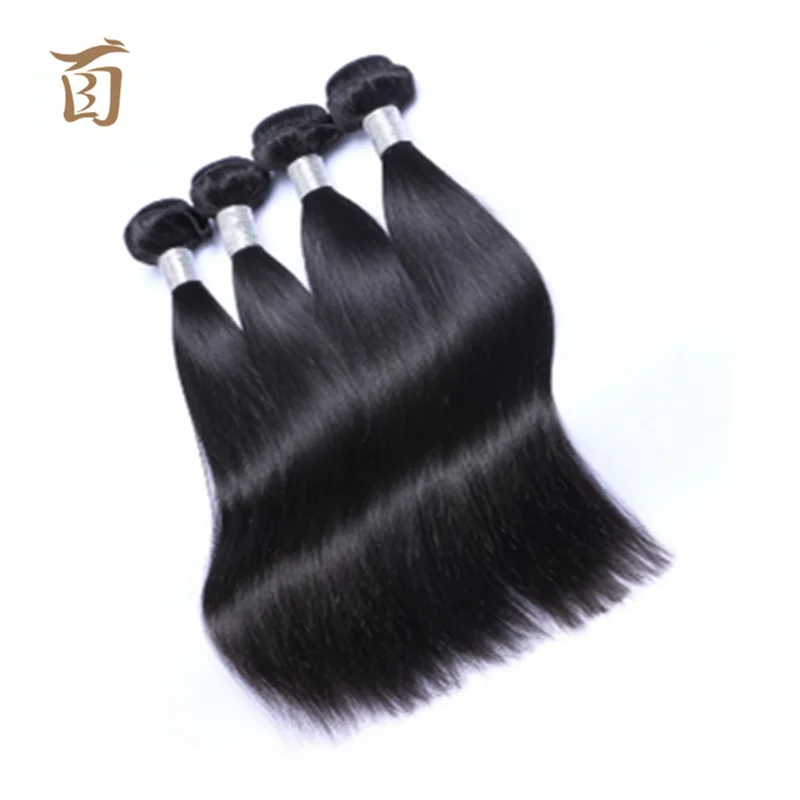 Natural hair extensions Double drawn thick 10A grade and virgin  hair bundles for women