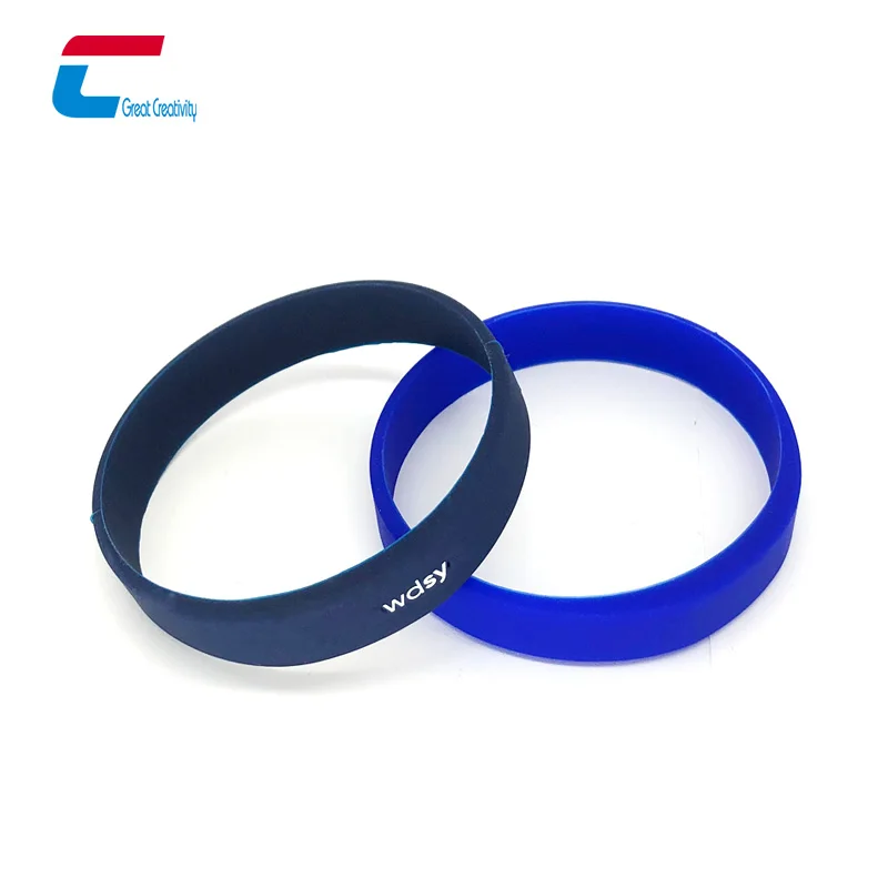 Wholesale Promotional NFC Rubber Bracelets Silicone Wristband MIFARE Classic 4K Sport Silicon Wristband
