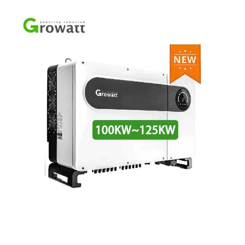 GROWATT 1Mw Solar Inverter 125kva Converter Price Exhibition EU Three Phase 120kw 110kva 100kwp MAX100K MAC PV Inverters