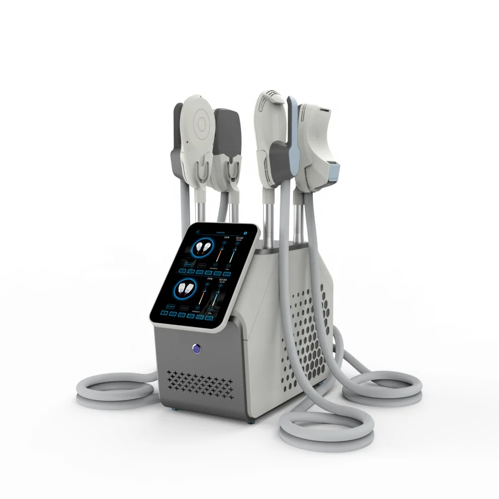 High quality Four handles HI-EMT EMS machine for fat reduction and sculpting body HI-EMT ems