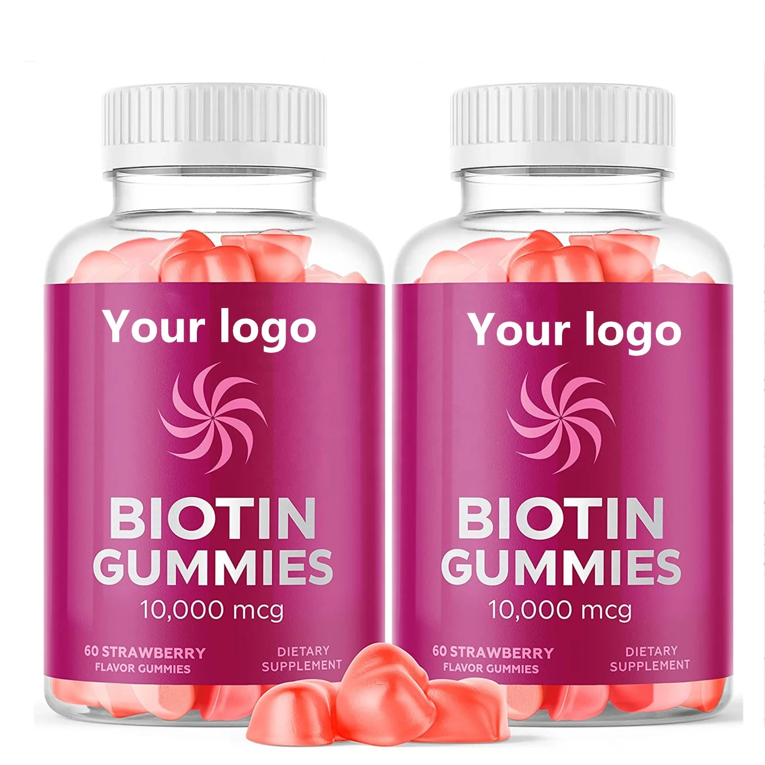 Hot Selling Biotin Gummies Vitamin Collagen gummies Supplement for Hair Skin Nail Growth