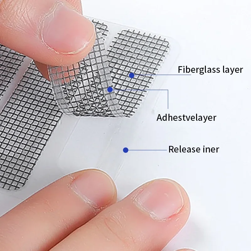 Stock 5PCS Self Adhesive Window Screen Repair Kit Fix Net Screen Repair Stickers Anti Mosquito Screen Patches For Windows Door