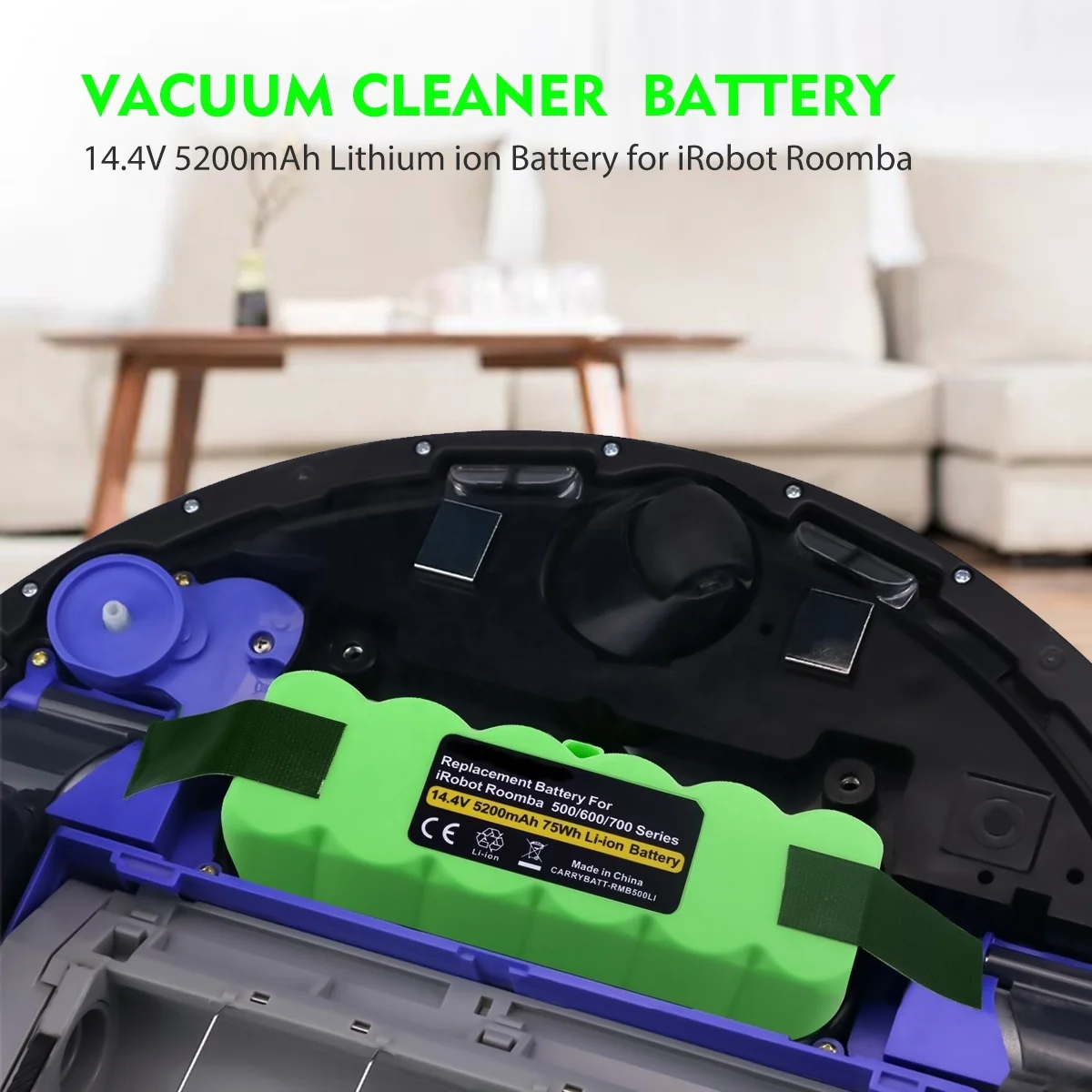 5200 мАч литий-ионная Замена 14 4 В батарея для IRobot Roomba 500/600/700/800 Полная серия уборочная машина пылесос