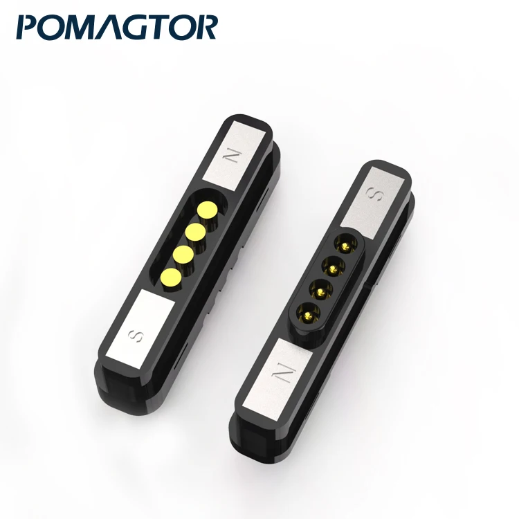 Оптовая продажа с фабрики, устойчивость к воздействию высоких температур Пружинные мужского и женского пола 4 Pin магнитный разъем