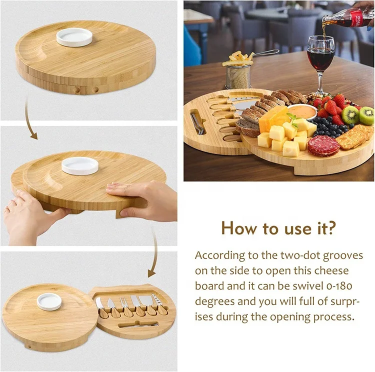 Wholesale Custom Logo Charcuterie Wooden Bamboo Wood Boards