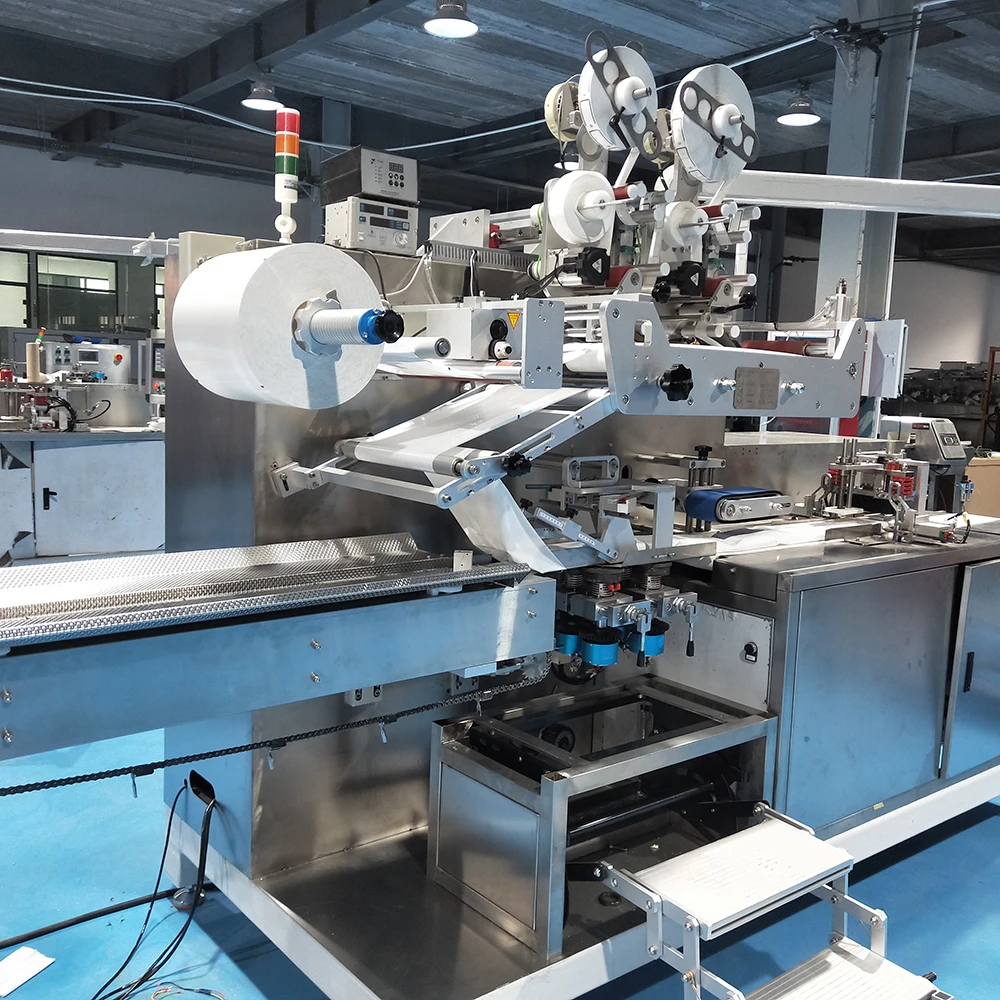 High Quality 12 Lines Full Automatic Baby Wet Wipe Making Machine With Packing Machine