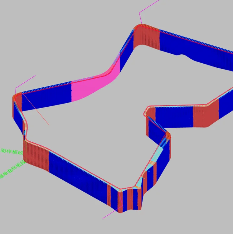 Factory Sale Various Design Art Craft Models Curtain Wall Rhino Modeling Design Service