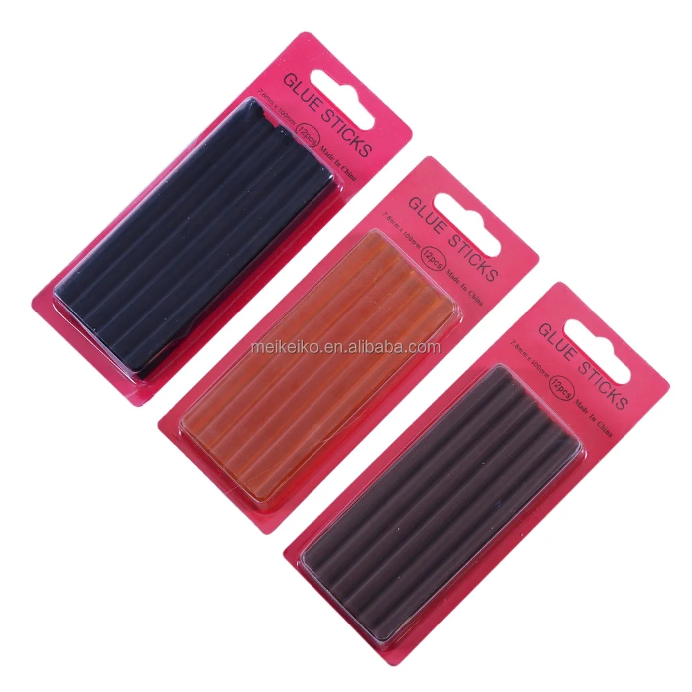 12pcs/lot 0.7*10 cm Keratin Glue Sticks,Hot Melt Glue Sticks To Make Hair Tress Glue Sticks,5 Colors in Stock Optional