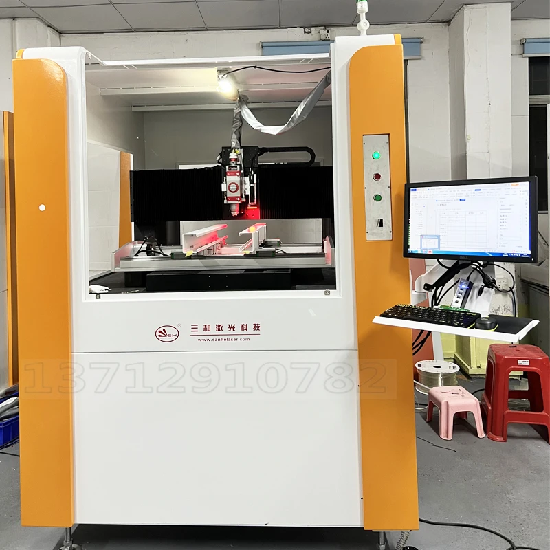 200w Sanhe Laser Manufacturer SMT Stencil Fiber Laser Cutting Machine Used for Printer Mesh