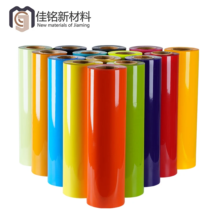 0.01$ Free Sample Colours Textile Tshirt Pvc Film Rolls Heat Press Films Vinyl