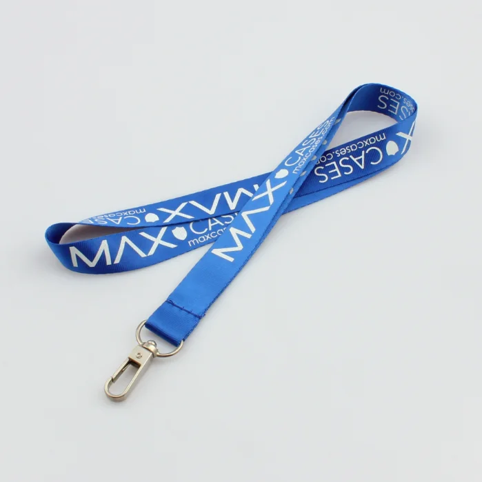 Factory Price Custom Logo Print Neck Phone Key chain ID Card Badge Holder Pouch Polyester Brand Lanyard