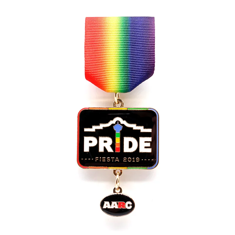 Wholesale Cheap Custom Unique Carnival Medallion Metal Colorful Enamel Glitter Fiesta Medal with Rhinestone