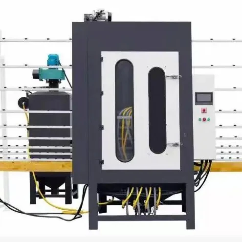 Glass Sandblasting Machine Vertical For Glass Automatic Sandblasting equipment