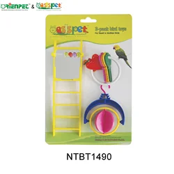 ORIENPET & OASISPET Pet plastic bird cage toy set Ready stocks NTBT1490 Pet products