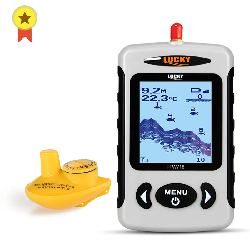 Wireless sonar fish detector underwater sensor handheld fish detector