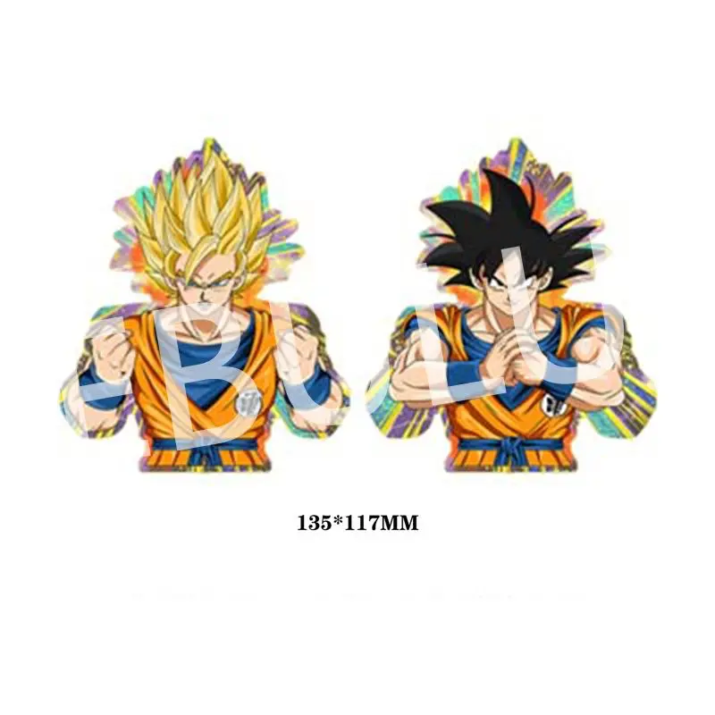 Manga Japanese Anime Characters 3D Anime Sticker Cartoon Changing Flips Decals Vegeta 3D Lenticular Motion Car Stickers