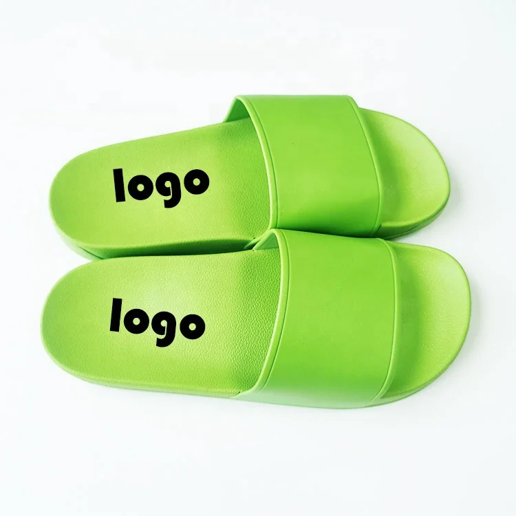 House Quick Delivery Custom Wholesale Print Sublimated Custom Soft sole Slides Embossed Custom Pattern Slides With Logo