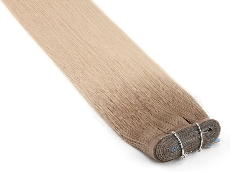 Name Brand Super Double Drawn Russian Slavic Virgin Hair Piano Pu Weft