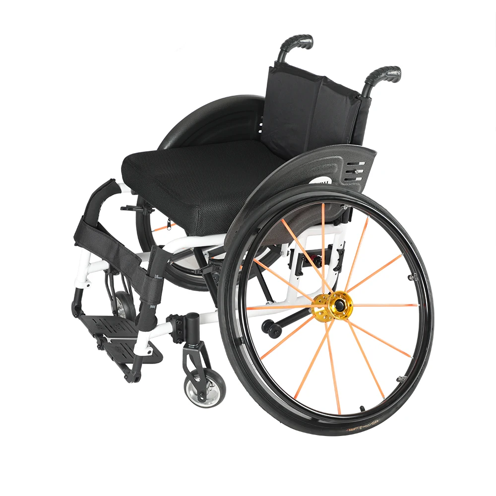 2024 cheap factory price convenient folding sport wheelchair for disabled