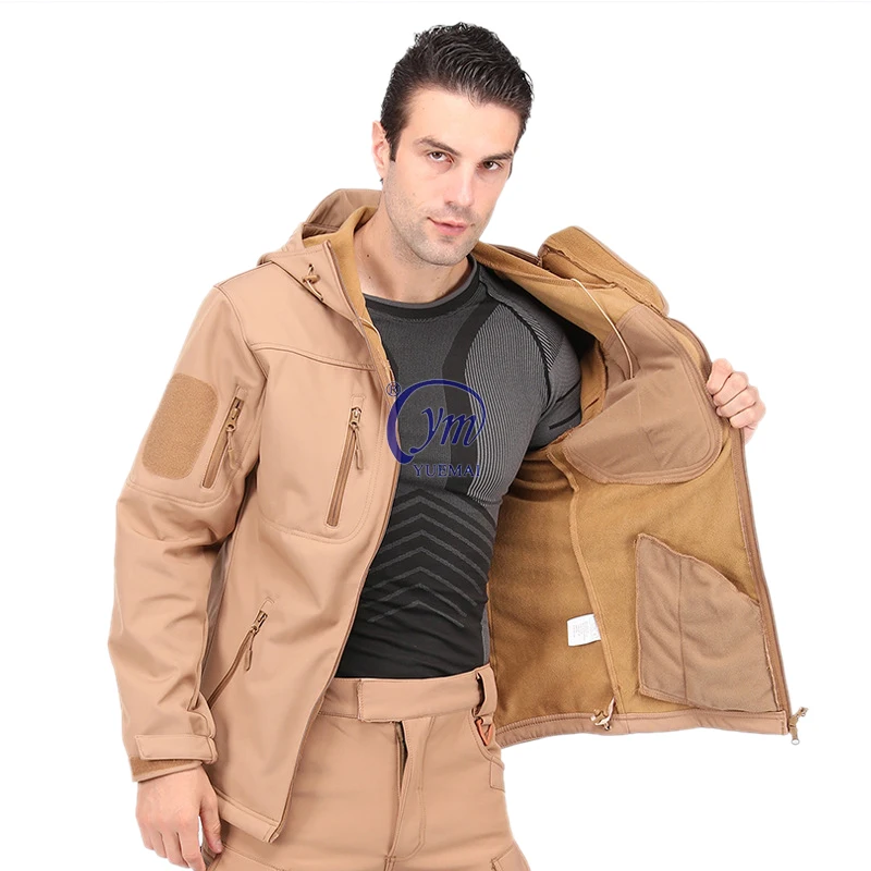 2023 Vanda Top Sales Best Sellers Wholesale Fleece Combat Camouflage Uniform Tactical Winter Jacket Tactical Suit