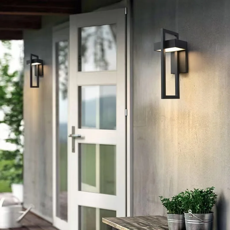 Nice quality modern Outdoor Ultra Bright Villa outside Waterproof Garden Lights/Balcony Aisle Door Wall Lamp