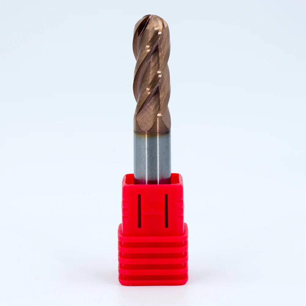 Hrc45/55/65 Cutting Tool Carbide milling cutter1 2 3 4 flutes pcd flat end mill ball For Metal Milling Cutter Router Bits