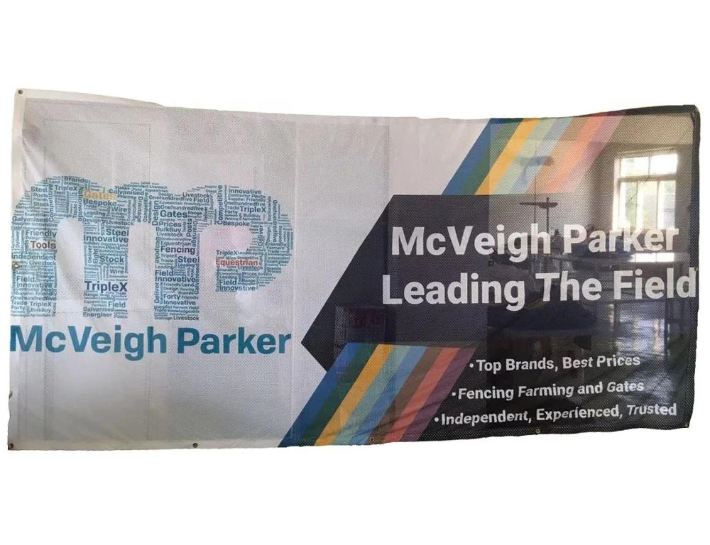 Large Scale Printed Advertising Mesh  Banners Vinyl Banners For Outdoor Usage