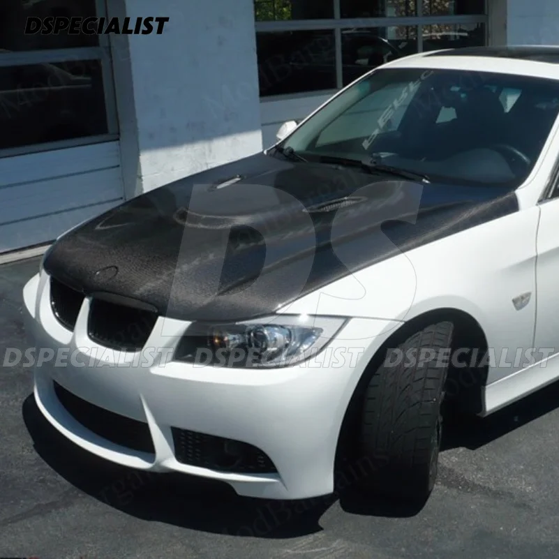 M3 Style Carbon Fiber Hood Bonnet For Bmw 3 Series E90 2005-2008 Engine Bonnet