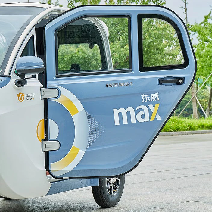 used 1500W adults three-wheel three-seat mini fully enclosed low-speed electric tricycle passenger scooter car for sale