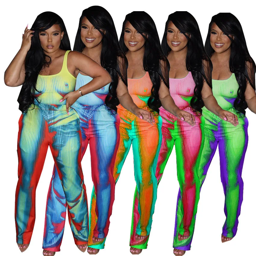 2024 New Trendy Bandage Mesh Popular Lady Long Pants Womens Trousers