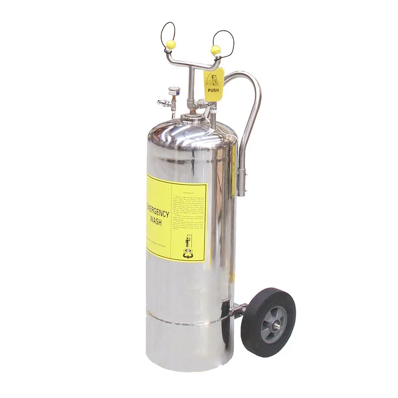 100L Tank Portable & Emergency Eye Wash Stations Wheels