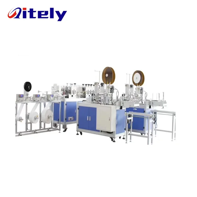 Автоматическая машина для производства одноразовых нетканых медицинских масок для лица