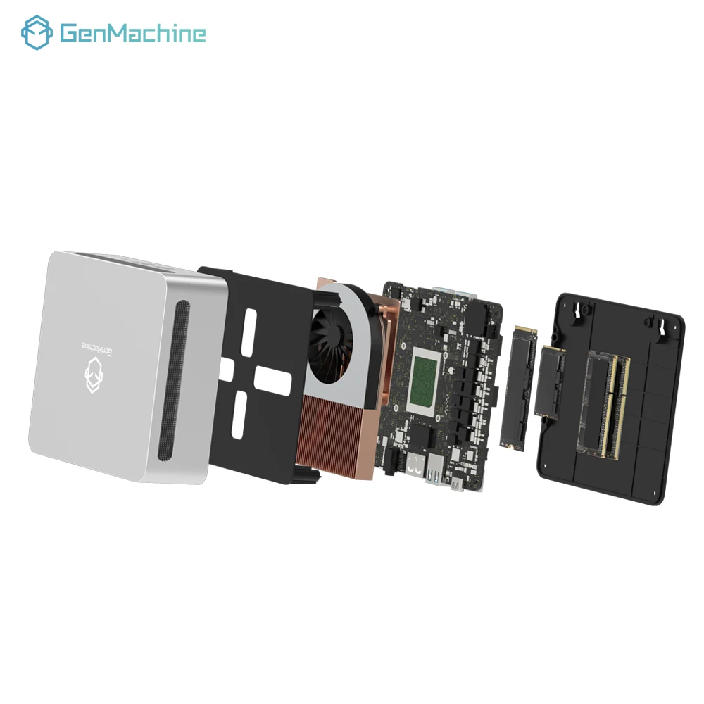 GenMachine мини-ПК OEM/ODM AMD Ryzen3 7330U офисный 32 ГБ ОЗУ 1 т SSD WIFI 6 BT 5 2 Мини компьютер настольный ПК