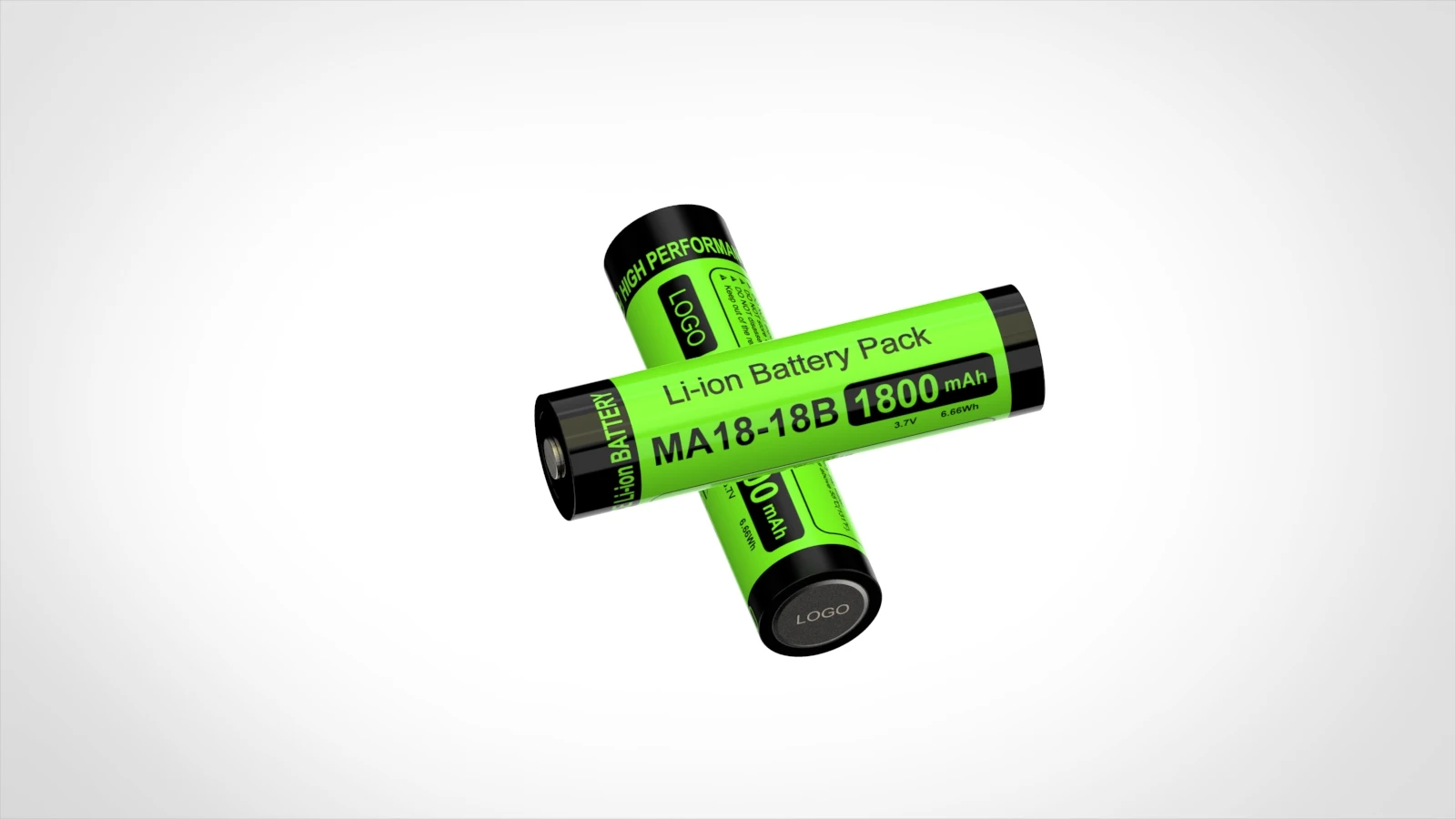 High Capacity USB Rechargeable Battery 3.7V Li-ion Battery AA 1800mAh Li-ion Battery for Torch