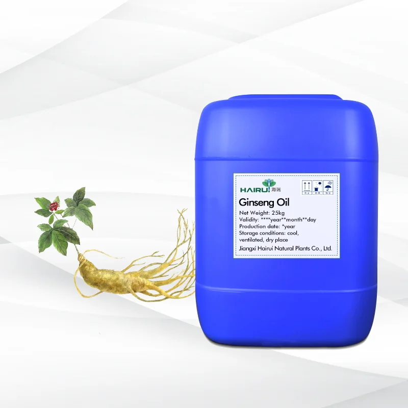 100% Pure and Natural Ginseng Root Extract Oil for Cosmetic Skincare From China
