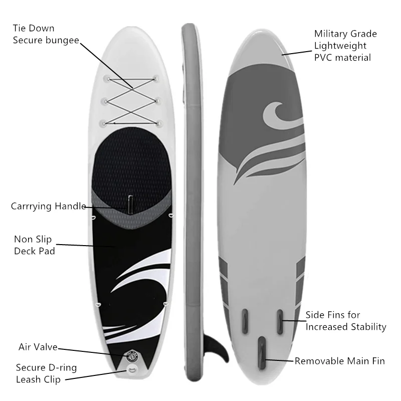 Whitewater Custom Paddleboard Wholesale Epoxy Stand Up Sup Surf  Board Isup Paddle Board Inflatable Surfboard