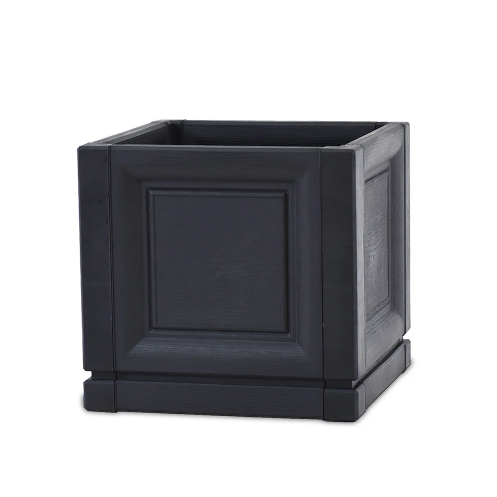 Modern outdoor garden combinable plastic flower planter box