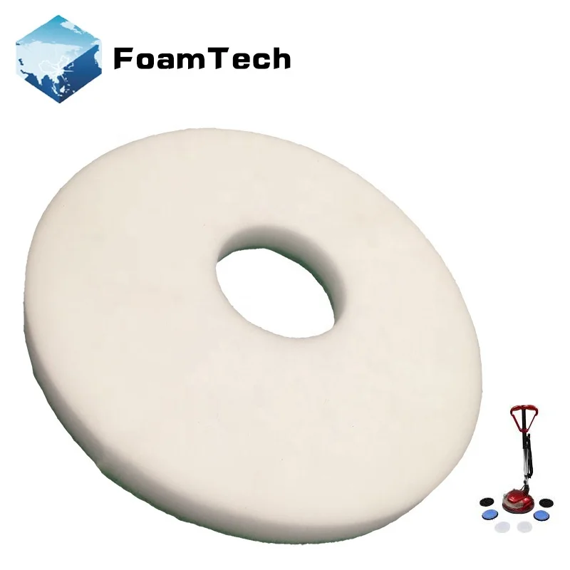 Melamine foam floor cleaning mat, hotel dining hall floor cleaning machine with 9-17 # washing machine round cleaning mat