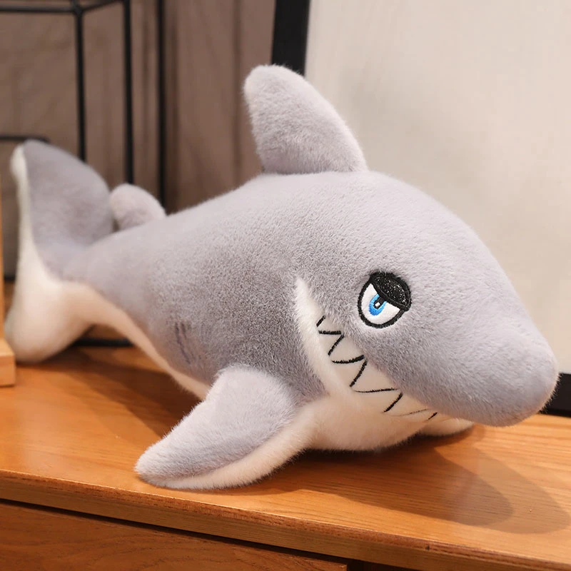Hot on in Plush Ocean Blue Shark Toys Super Soft Stuffed Animal Shark Dolls Best Gifts for Kids