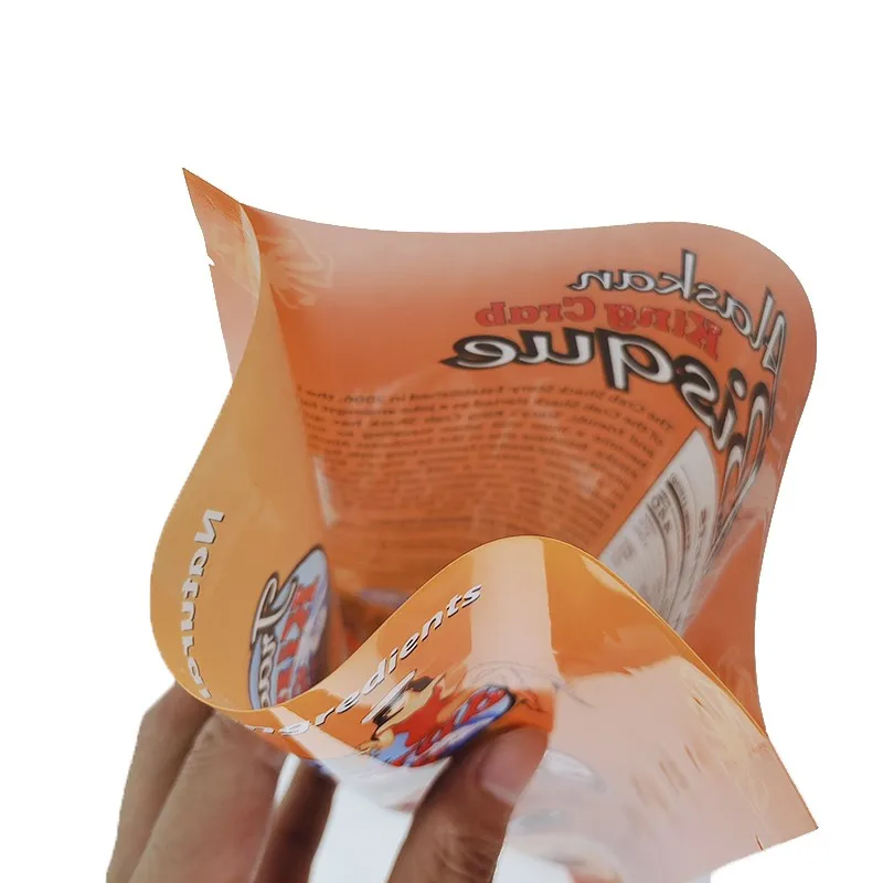 High Temperature Plastic Sauce Food Packaging Zipper Stand Up Moi Moi Steaming Cooking Pouches Bags retort pouch packaging