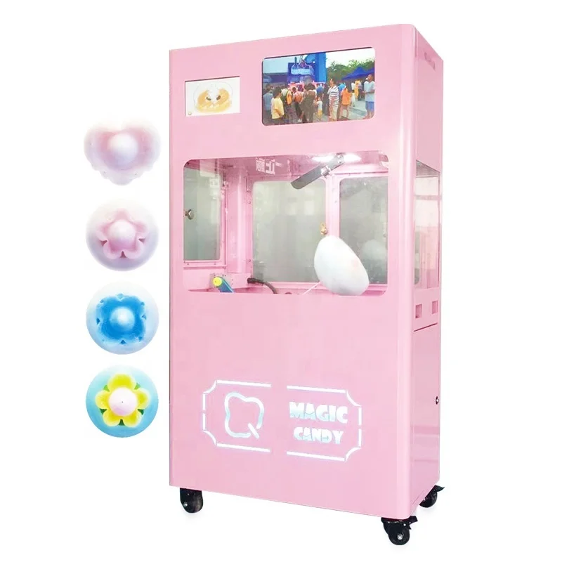 floss candy vending machine cotton candy vending automatic machine